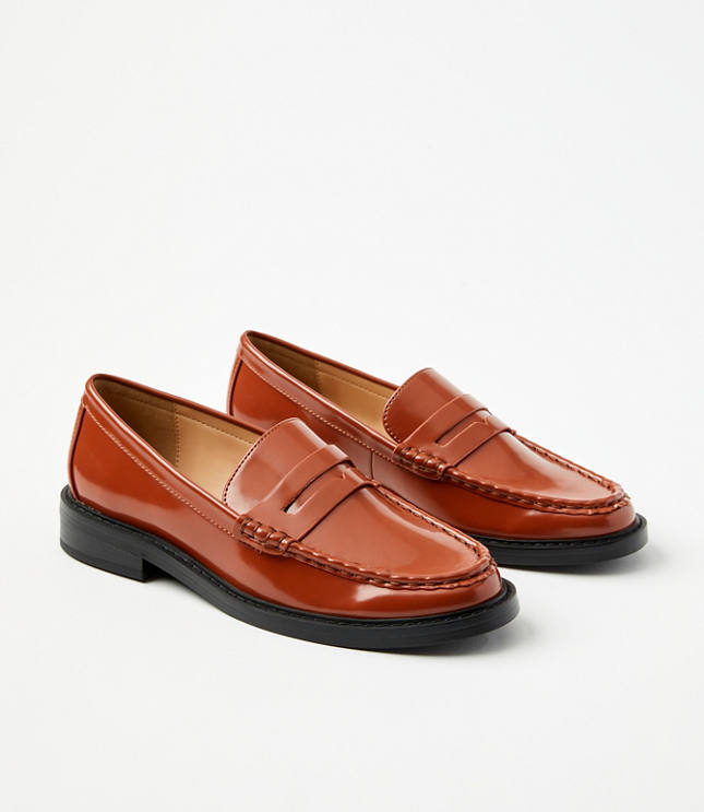 Penny Loafers - Cognac