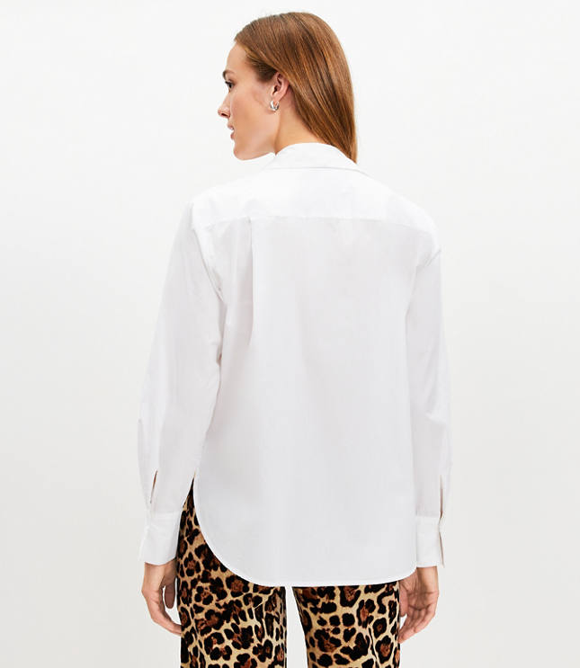 Rosette Poplin Everyday Relaxed Shirt