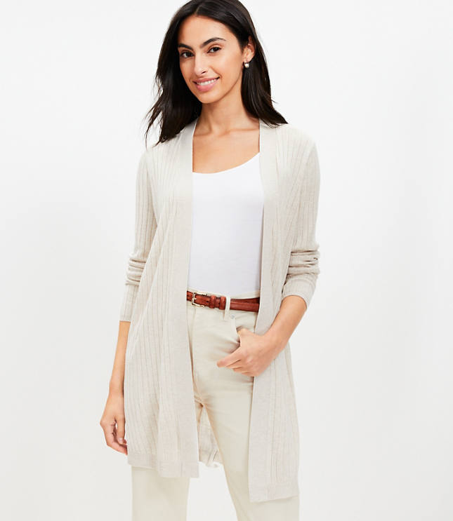 Ribbed Cardigans Loft