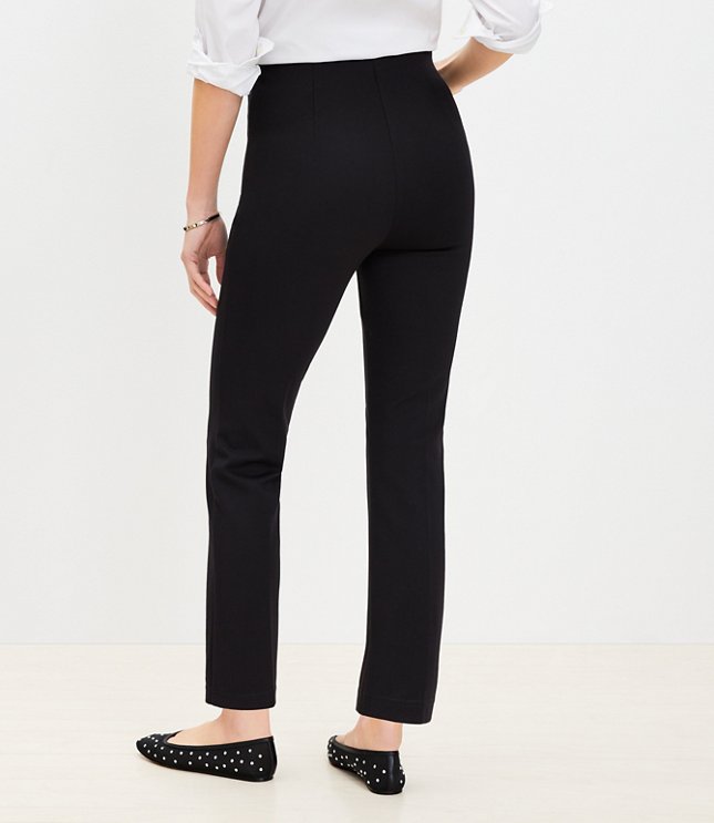 Petite Ponte Straight Pants