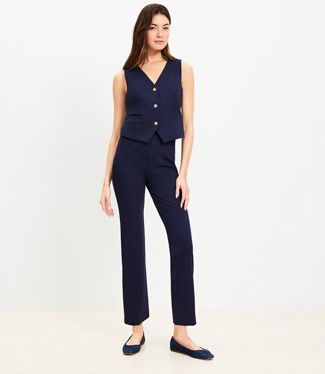 Tall Ponte Straight Pants