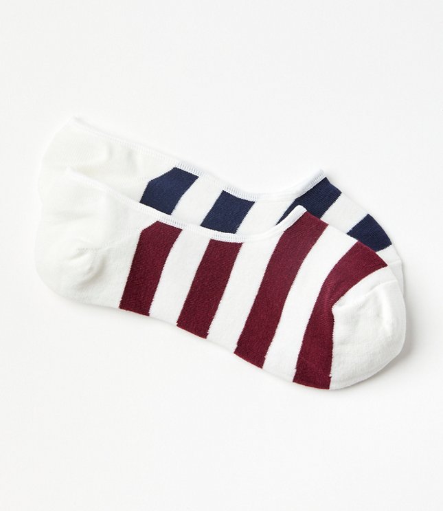 Heart & Stripe No Show Sock Set