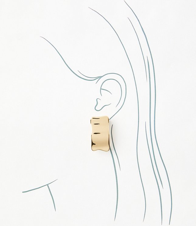 Linear Statement Clip On Earrings