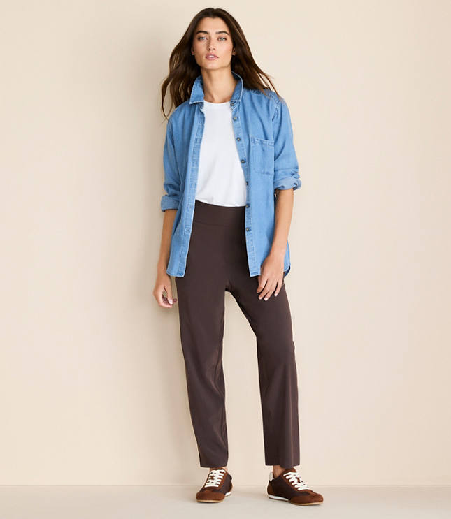 Lou & Grey Wanderweave Straight Leg Pants