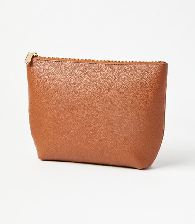 Leather Zip Pouch