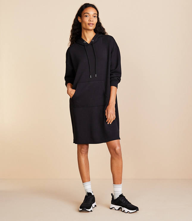 Lou & Grey Scubasoft Mini Hoodie Dress