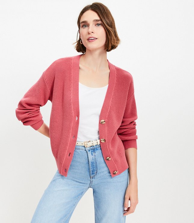 Petite V-Neck Cardigan