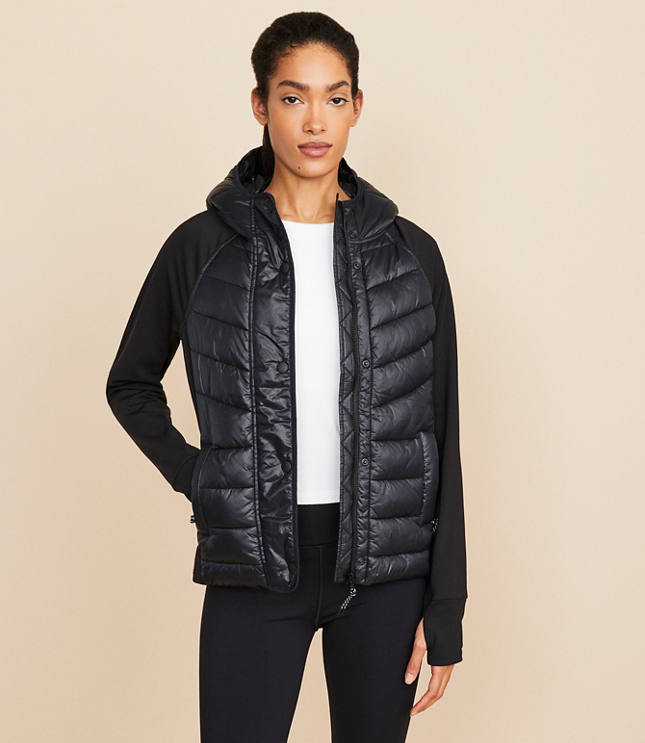 Lou & Grey Hooded Puffer Jacket