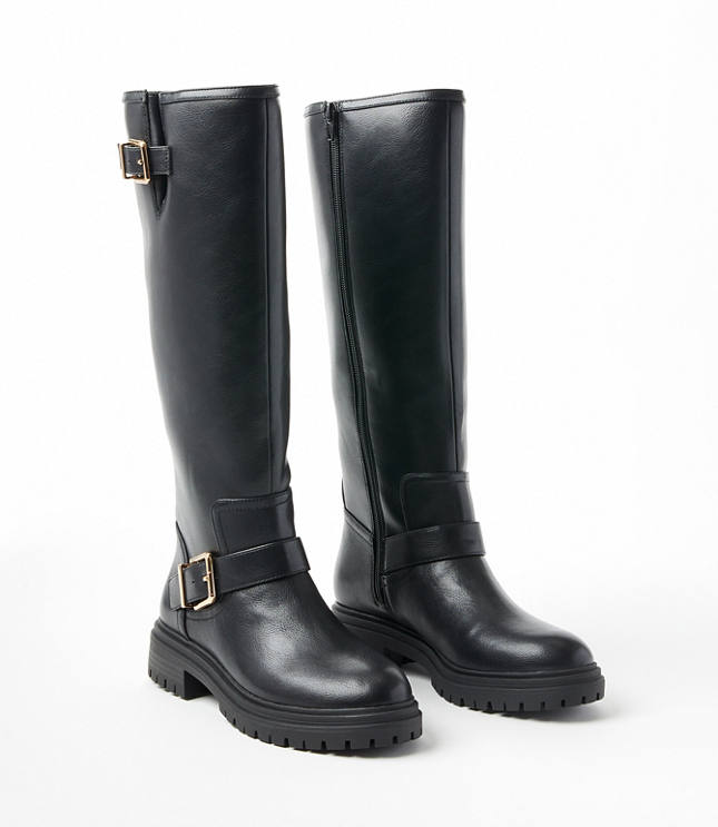 Tall Biker Boots