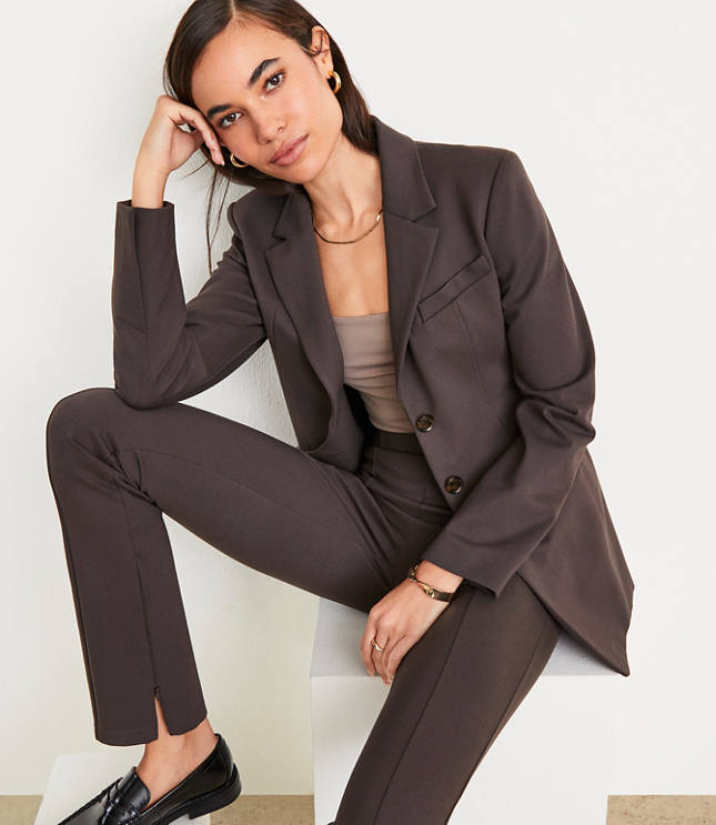 LOFT Versa Ponte Deluxe Sculpted Blazer