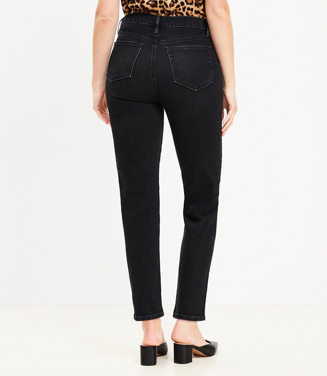 Tall High Rise Straight Jeans in Clean Dark Wash