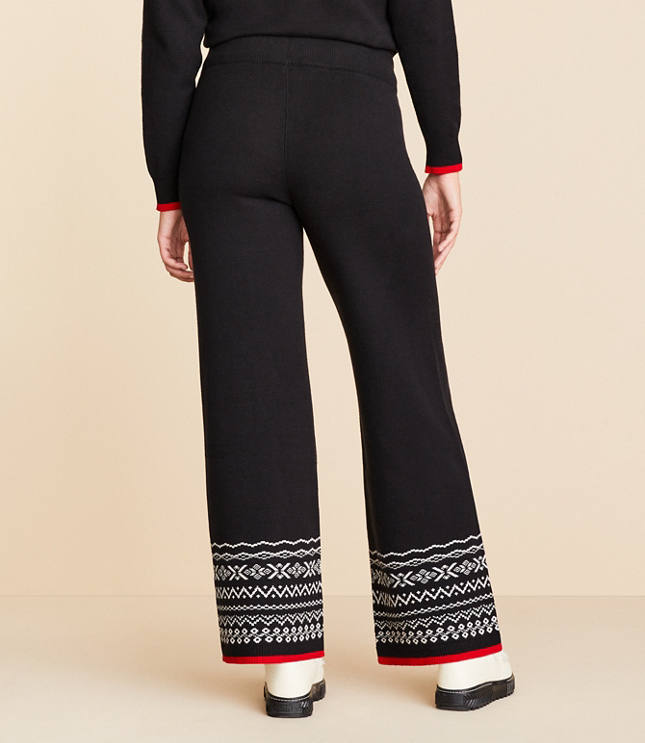 Lou & Grey Fair isle Wide Leg Pants - image 3