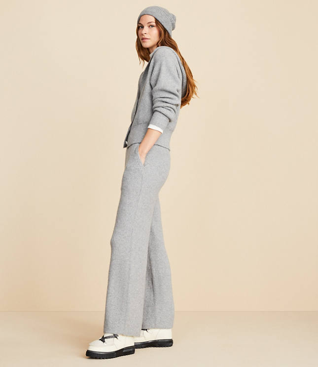 Lou & Grey Ribbed Wide Leg Pants