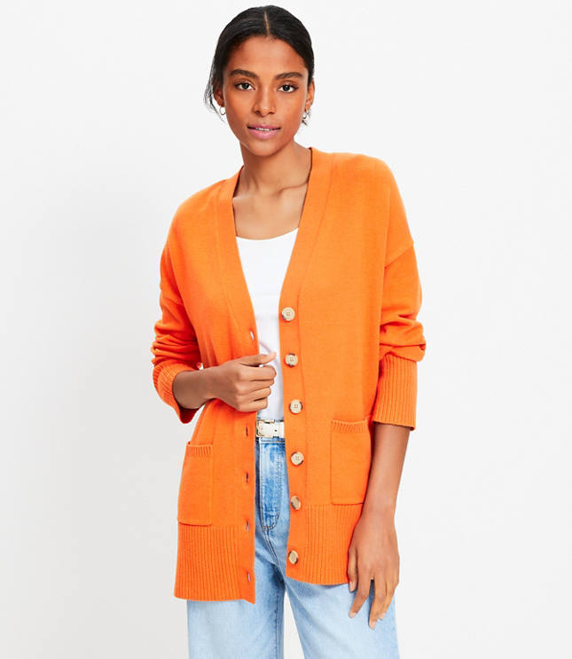 V-Neck Pocket Cardigan