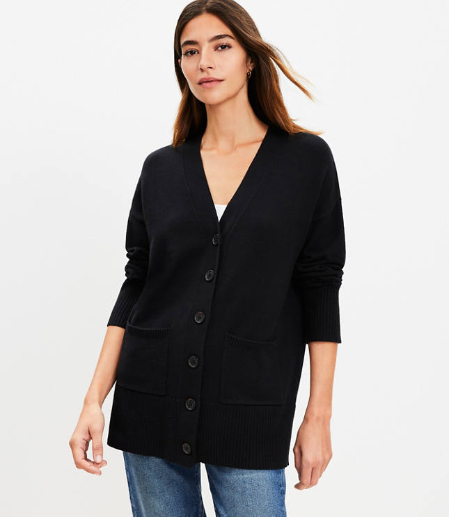 V-Neck Pocket Cardigan