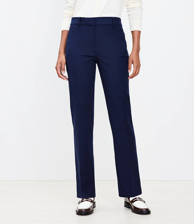 Full Length Riviera Slim Pants in Doubleweave