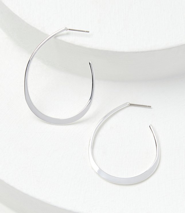 Teardrop Hoop Earrings