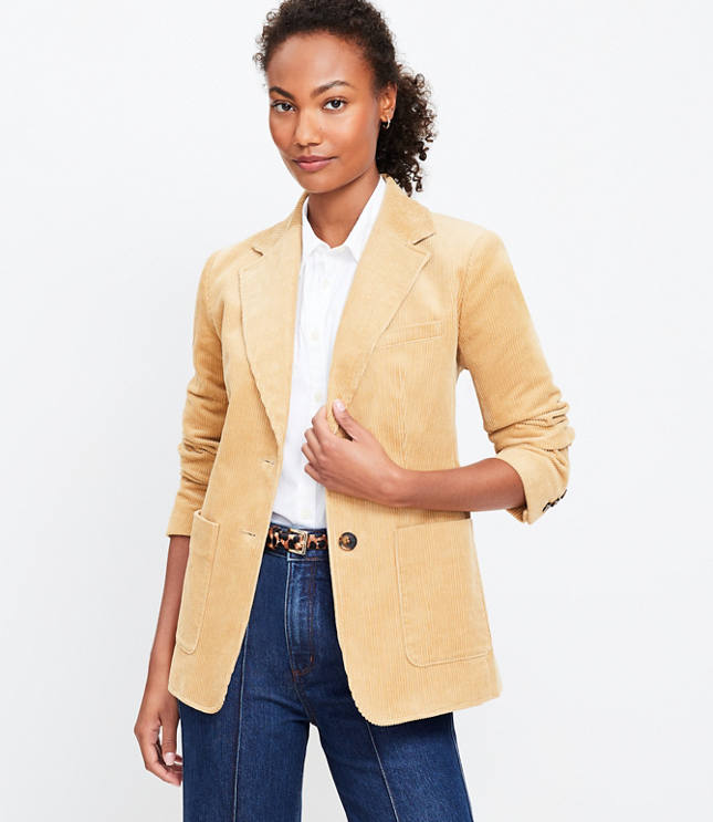 Tall Twill Double Breasted Blazer