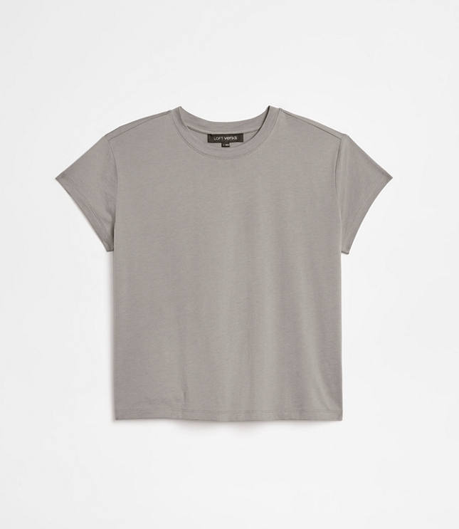 Petite LOFT Versa 360 Knit Relaxed Tee