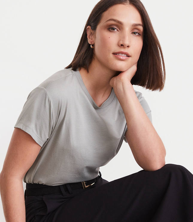 Petite LOFT Versa Relaxed Tee