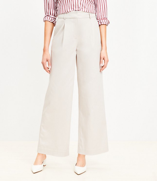 Lou & Grey Signaturesoft Drawstring Wide Leg Crop Pants