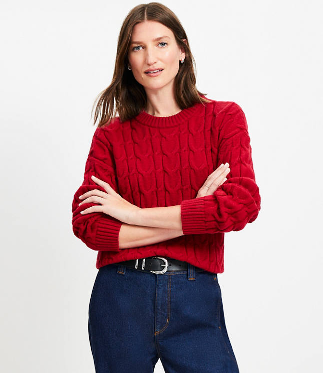 Modern Cable Sweater