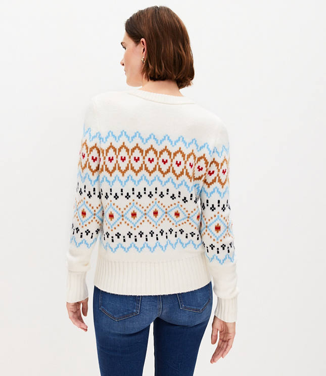 Petite Mixed Fair Isle Sweater