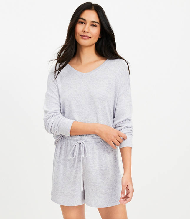 Heathered Pajama Set