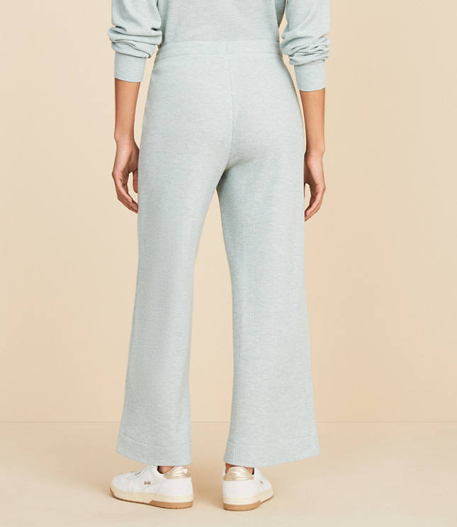 Lou & Grey Brushed Wafflestitch Wide Leg Pants