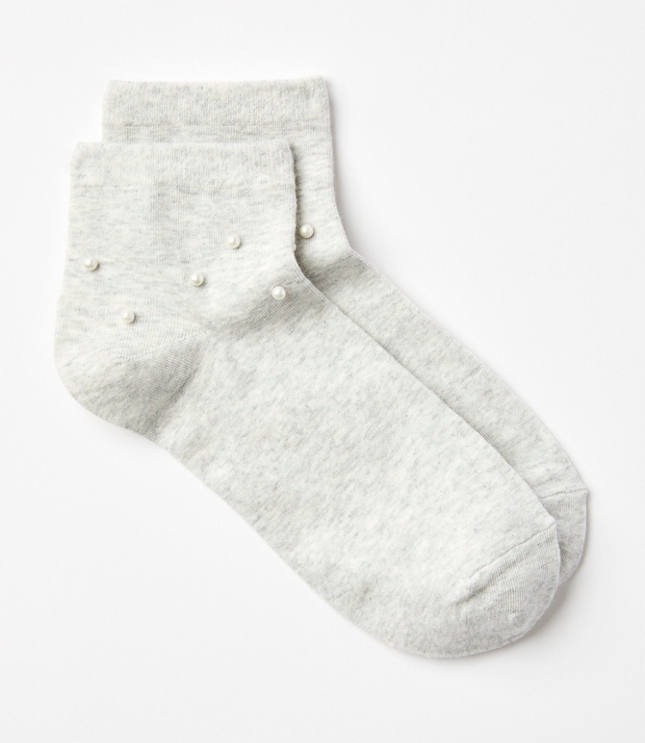 Pearlized Ankle Socks