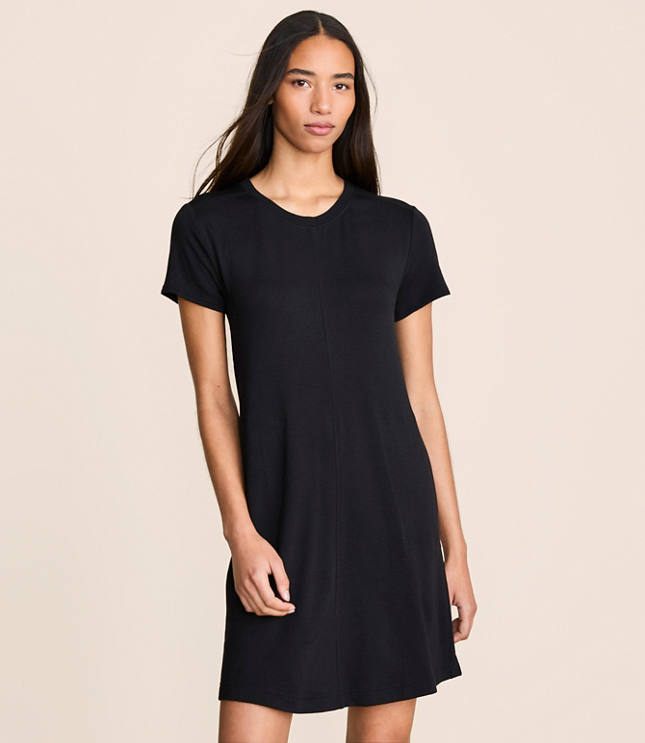 Lou & Grey Signaturesoft Mini Pocket Tee Dress