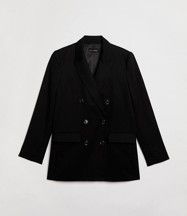 Petite LOFT Versa Pure Spun Double Breasted Blazer