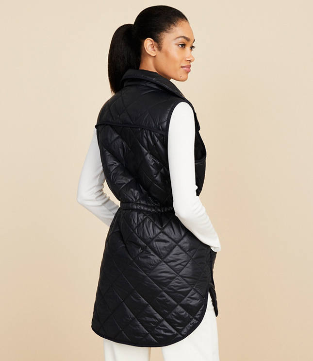 Lou & Grey Water Repellent Quilted Pocket Vest