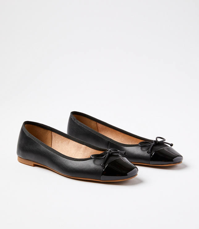 Soft Cap Toe Ballet Flats