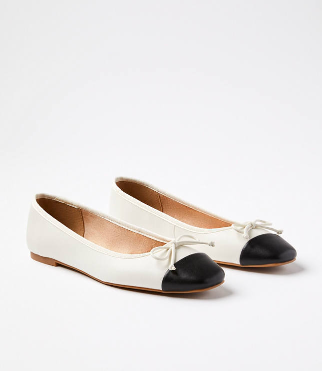 Soft Cap Toe Ballet Flats