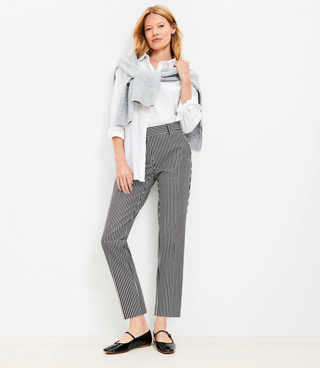 Riviera Slim Pants in Stripe