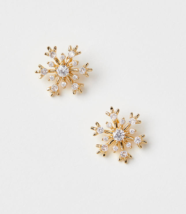 Snowflake Stud Earrings