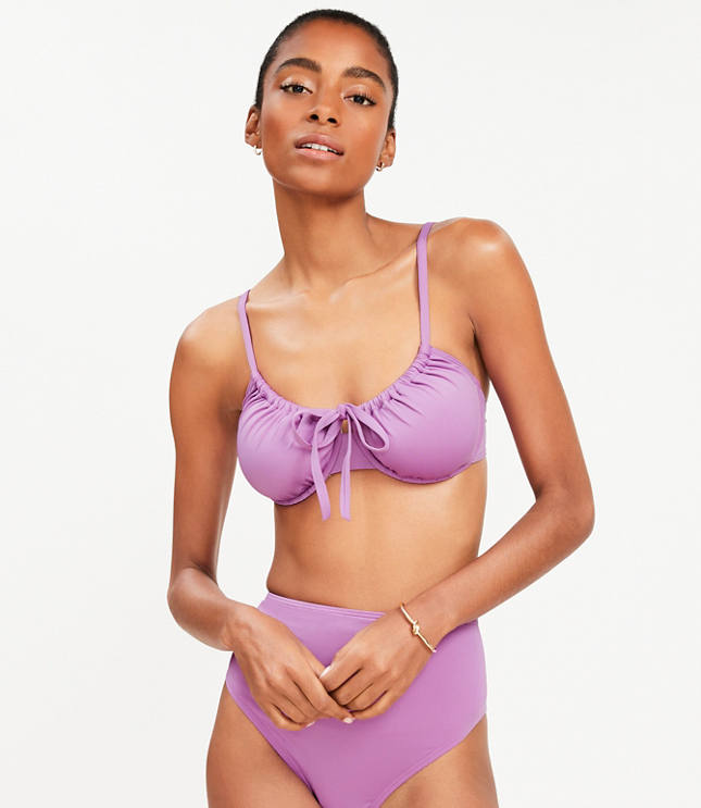 LOFT Beach Front Tie Bikini Top