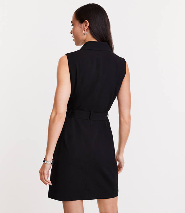 LOFT Versa Seasonless Stretch Vest Mini Pocket Dress