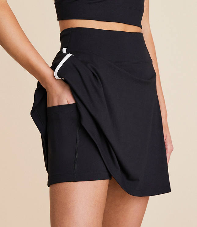 Lou & Grey Striped Softsculpt Mini Skort