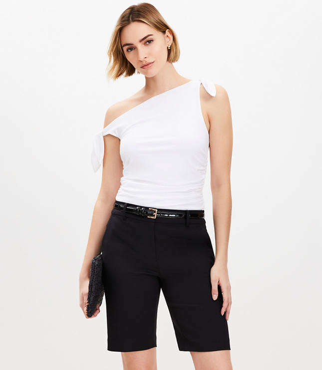 Riviera Bermuda Shorts Doubleweave