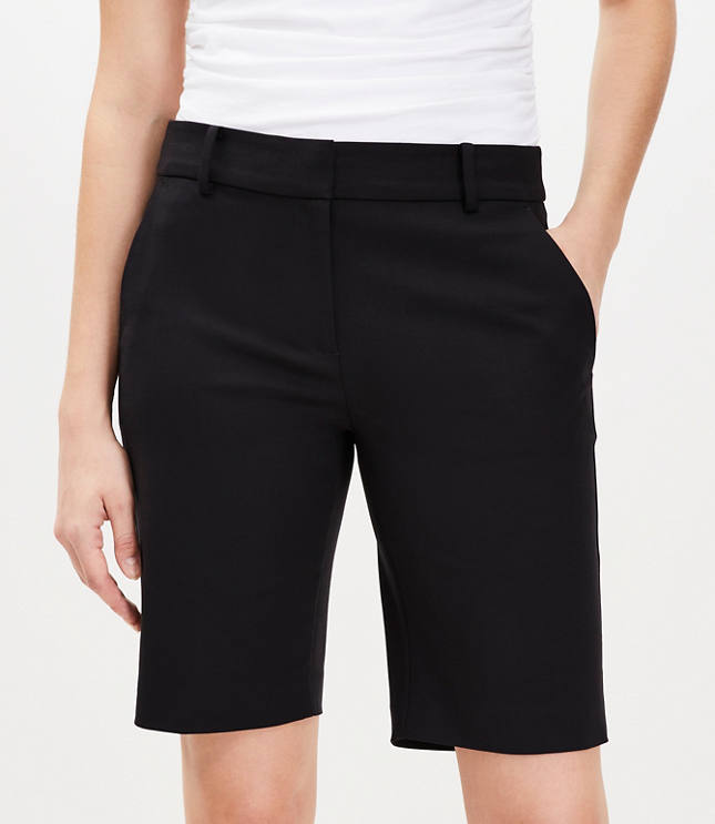 Riviera Bermuda Shorts in Doubleweave