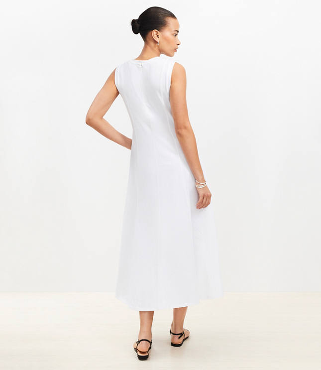 Petite Seamed Midi Dress