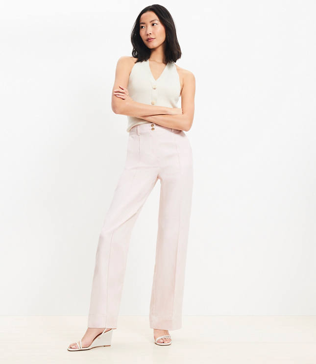 パンツ THE ATTICO Women Straight Pants 250WCP00198 026 Pink 27645171_57422876_1000.jpg
