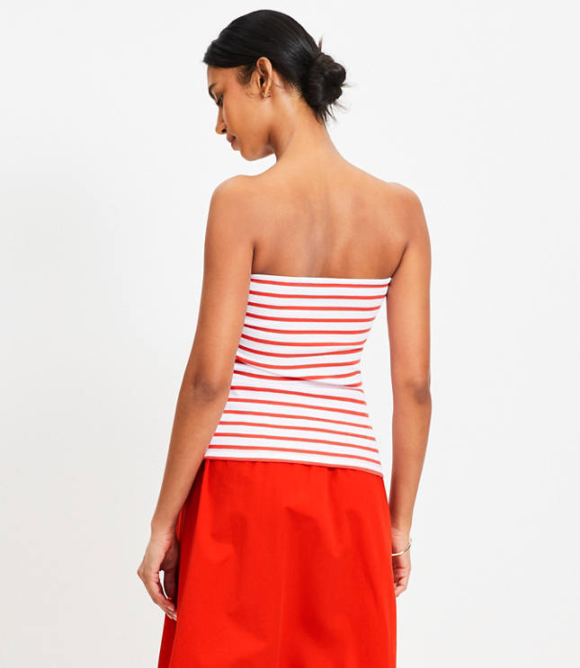 Striped Modern Tube Top