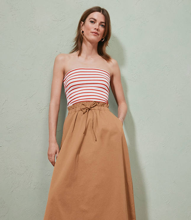 Striped Modern Tube Top