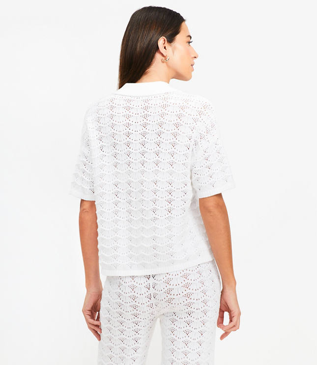 LOFT Beach Pointelle Shirt