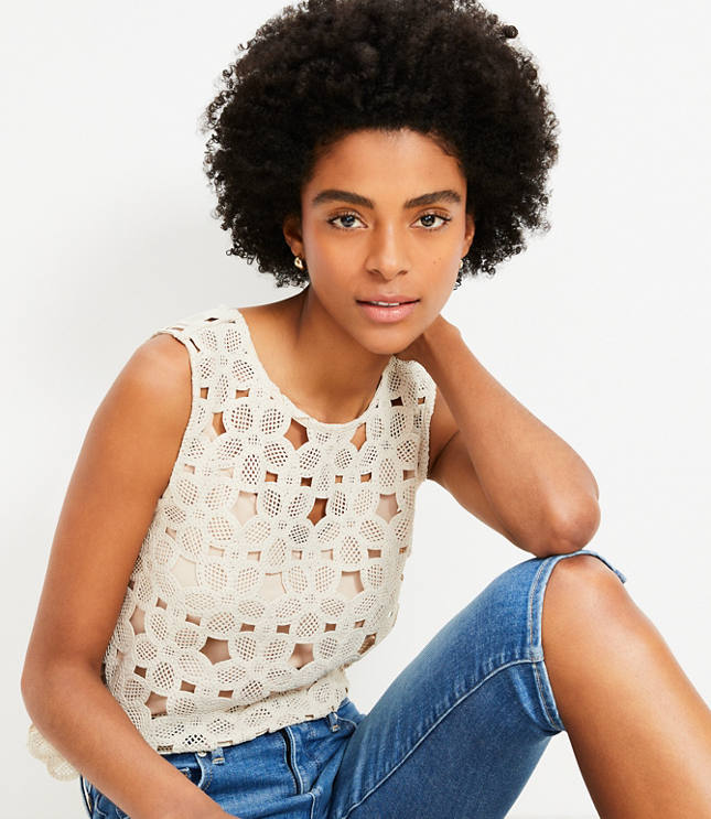 Daisy Crochet Tank Top