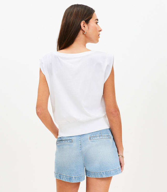 Grazie Banded Hem Muscle Top