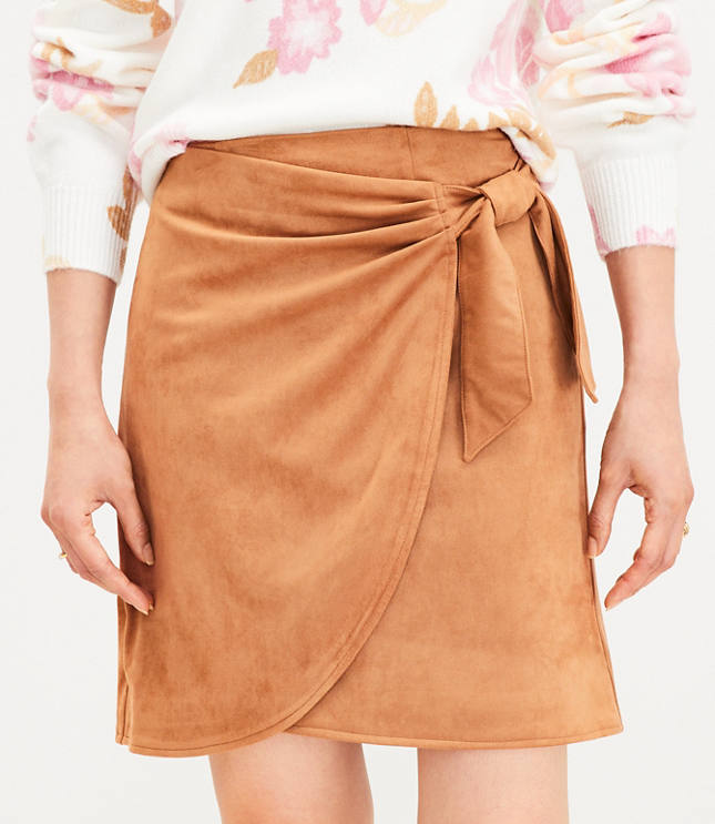 Faux Suede Skirt